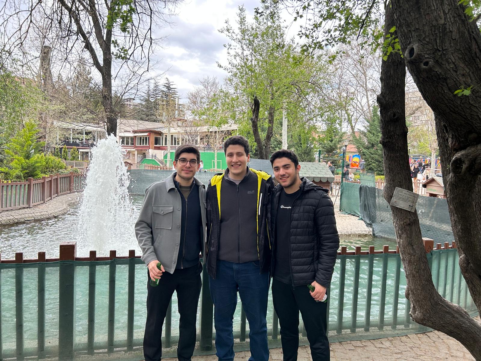 My best friends visit me in Ankara